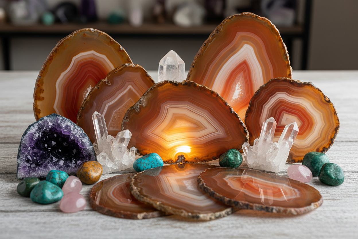 agate and crystal stone store gemstone